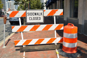 sidewalk closures